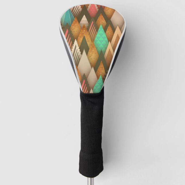 Pattern | Zazzle_Growshop. Golf Head Cover (Front)