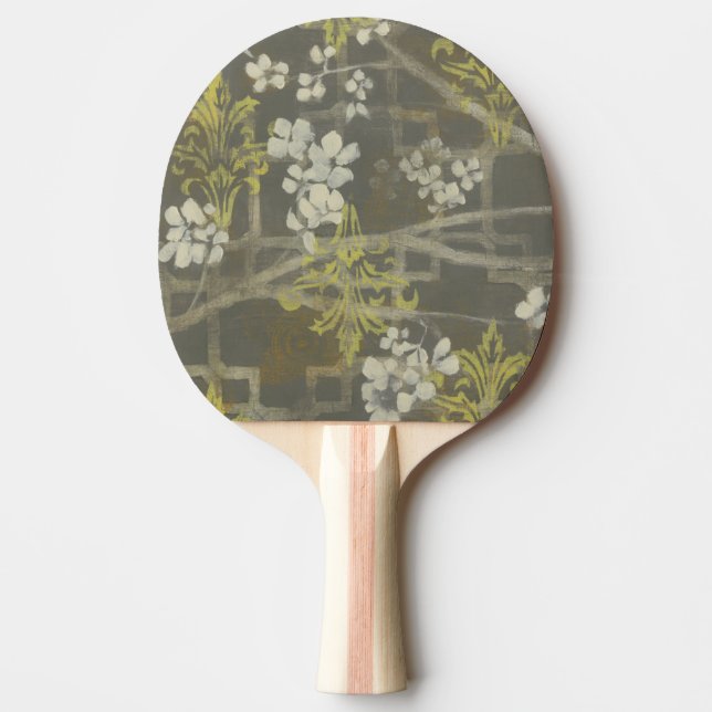 Patterned Blossom Branch I Ping Pong Paddle (Front)