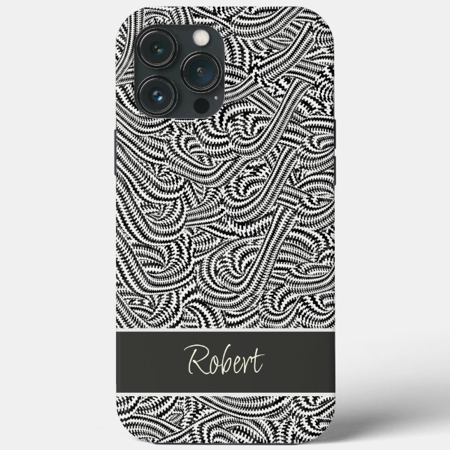 Patterned brown  Case-Mate iPhone case (Back)