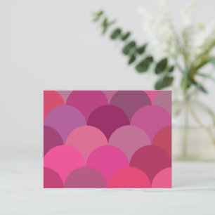 Patterned Circles Postcard