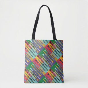 Patterned Clarinets Tote Bag