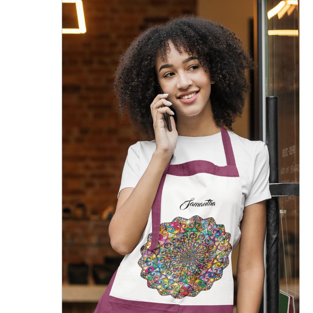 Patterned Custom Artist Apron (Creator Uploaded)