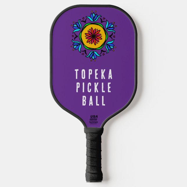 Patterned customizable Pickleball Paddle (Front)