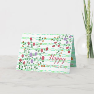 Patterned Designer Fancy Floral Card