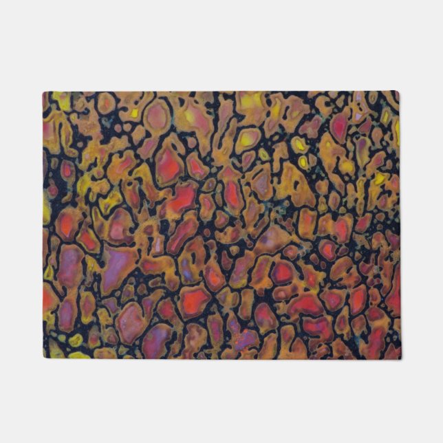 Patterned Dinosaur Bone Doormat (Front)