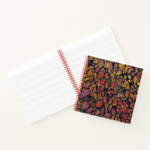 Patterned Dinosaur Bone Notebook