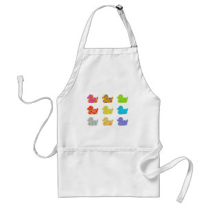 Patterned Ducks Standard Apron