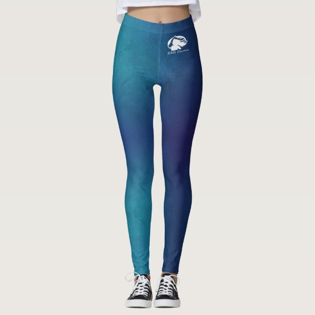 Patterned Leggings - White Logo (Front)