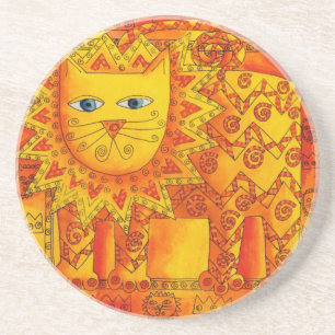 Patterned Lion Coaster