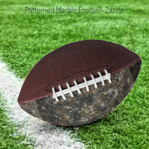 Patterned Marble Football