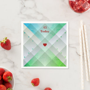 Patterned napkin