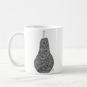 Patterned Pear Mug