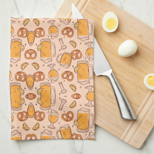 Patterned picnic blanket featuring  kitchen towel