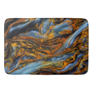 Patterned Pietersite Bath Mat