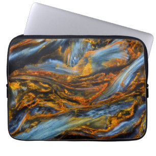 Patterned Pietersite Laptop Sleeve