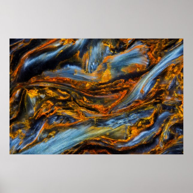 Patterned Pietersite Poster (Front)