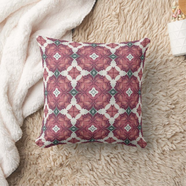 Patterned  throw pillow (Blanket)