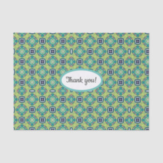 Patterned Tissue Paper with Thankyou! message