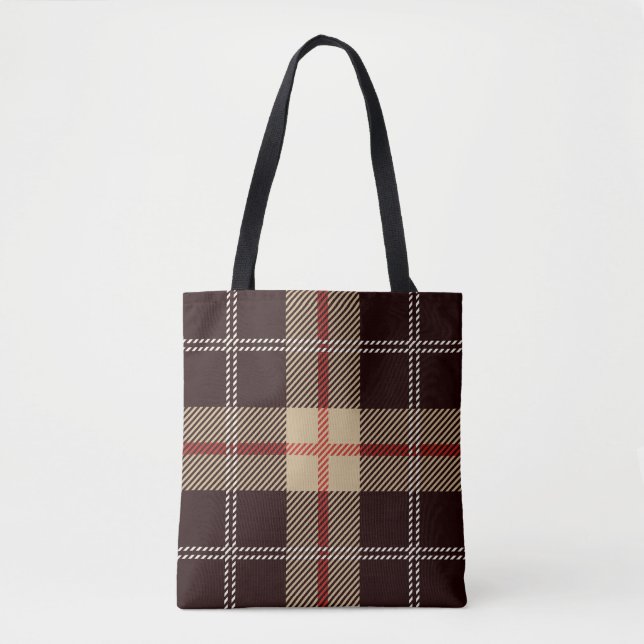 Patternl Stylish Scottish Geometric Vintage      Tote Bag (Front)