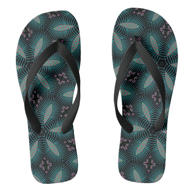 Patterns - 1836 flip flops (Footbed)