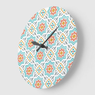 Patterns & Clipart Collection Seamless Decorativ Large Clock