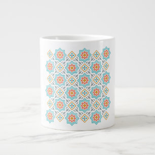 Patterns & Clipart Collection Seamless Decorativ Large Coffee Mug
