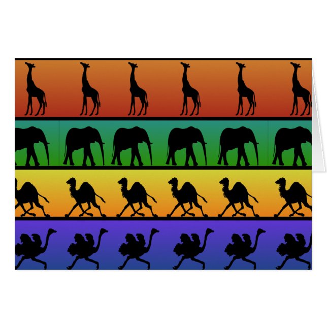 Patterns d'African Animals (Devant Horizontal)