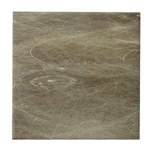 Patterns in Ice Rink made by Figure Skating Tile