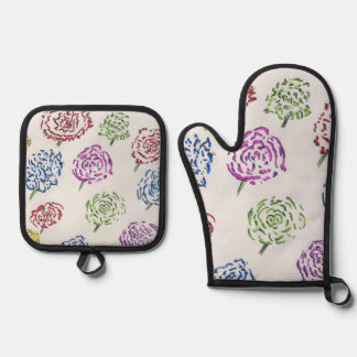 Patterns of Creation  Oven Mitt & Pot Holder Set