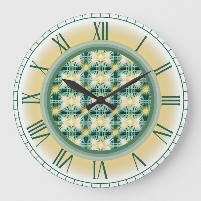 Patterns of Light Wall Clock (Front)
