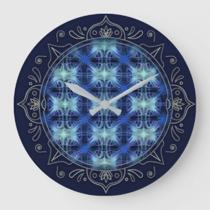 Patterns of Light Wall Clock