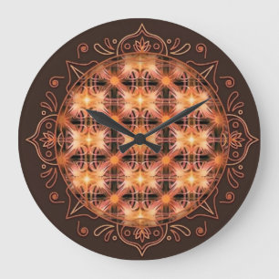 Patterns of Light Wall Clock