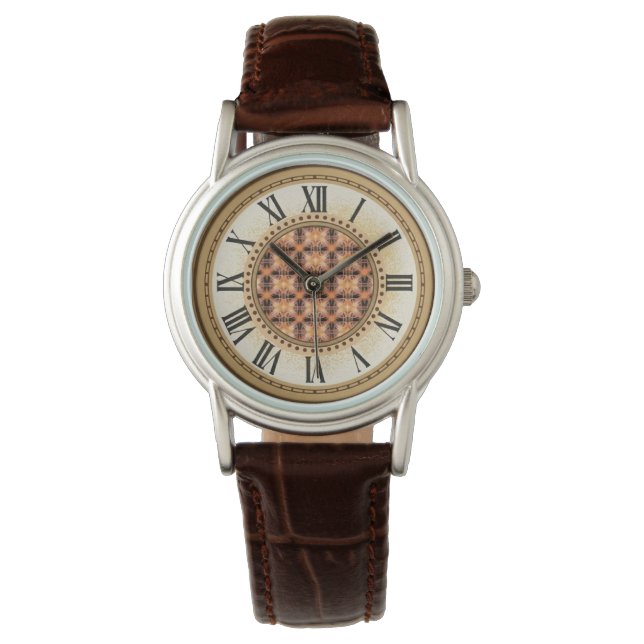 Patterns of Light Wall Clock Watch (Front)