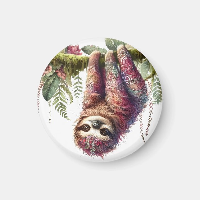 Patterns of Nature - Jungle Sloth Magnet (Front)