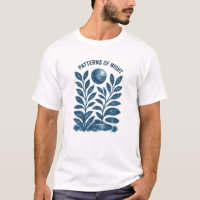 Patterns Of Night Leaf Moon Study T-Shirt