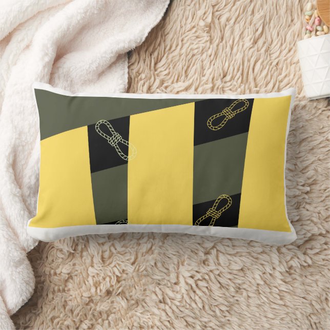 Patterns, shapes lumbar pillow (Blanket)