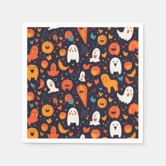 Patterns that capture the charm of Halloween Napkin