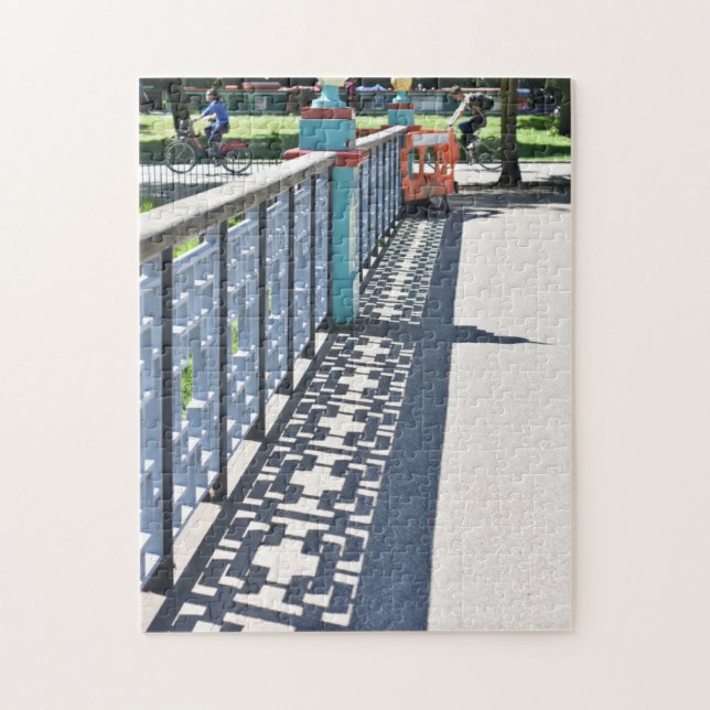Patterns, Victoria Park Tower Hamlets London UK Jigsaw Puzzle (Vertical)