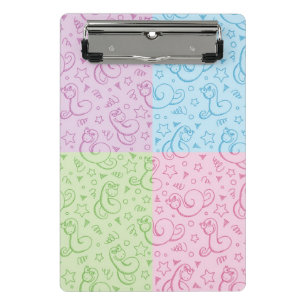 patterns with snakes mini clipboard