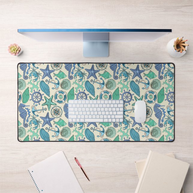 Patters de Teal Sea Animals (Bureau 1)