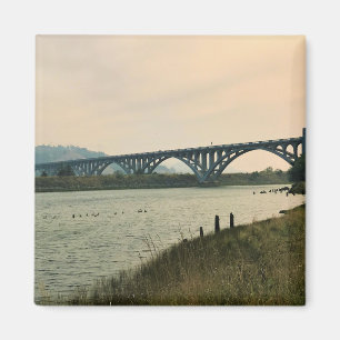 Patterson Bridge, Gold Beach, Oregon Magnet