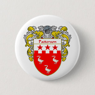 Patterson Coat of Arms (Mantled) 2 Inch Round Button