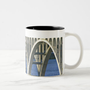 Patterson Memorial Bridge highway 101 over Two-Tone Coffee Mug