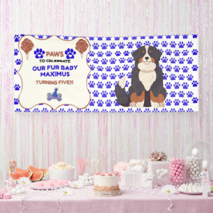 PATTES BLEUES 6' BANNière EN VINYLE POUR L'ADOPTIO