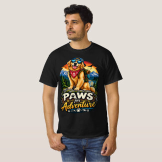 Pattes pour l'Aventure T-shirt de Chien Randonneur
