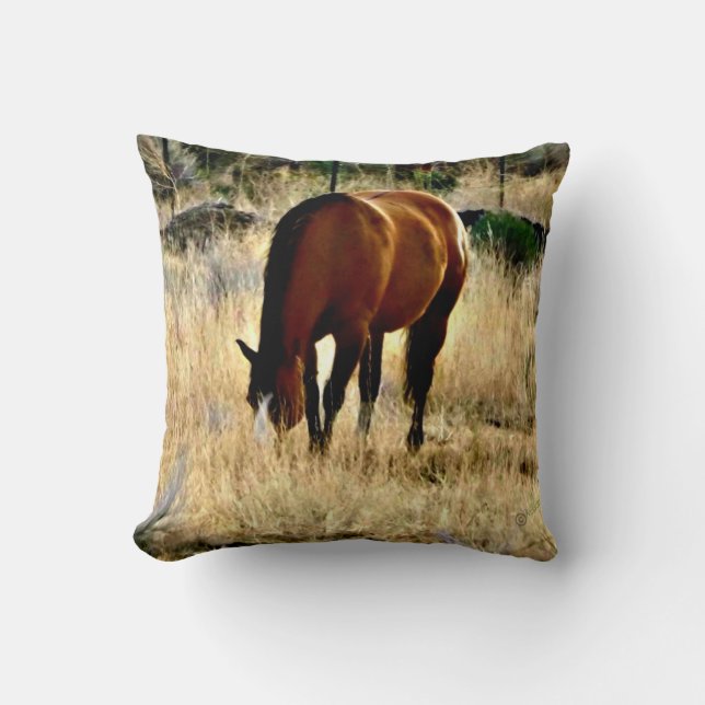 Pâturage du coussin de cheval (Recto)