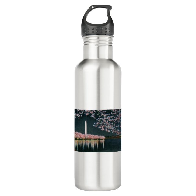 PAU42 Washington at Night.tif 710 Ml Water Bottle (Front)