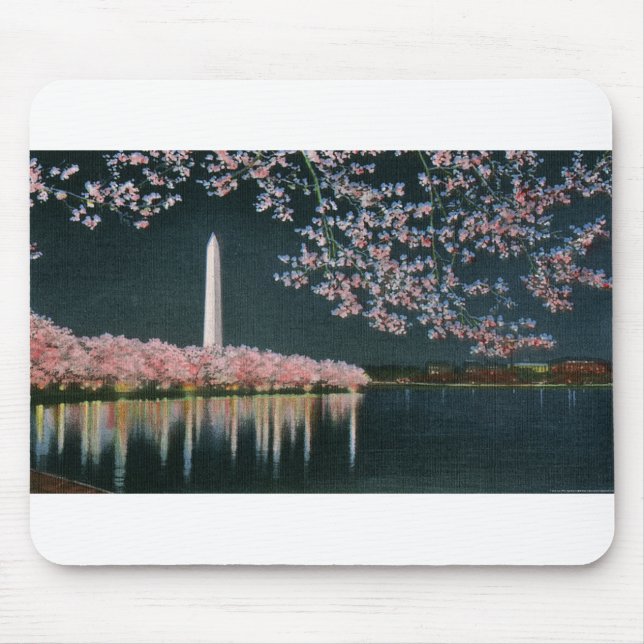 PAU42 Washington at Night.tif Mouse Pad (Front)