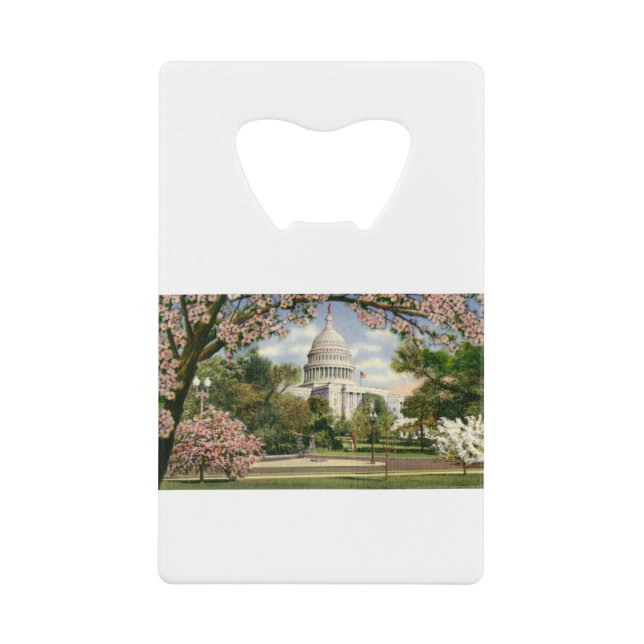 PAU46 US Capitol.tif Credit Card Bottle Opener (Front)