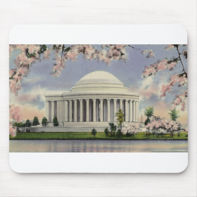 PAU47 Jefferson Memorial 1.tif Mouse Pad (Front)
